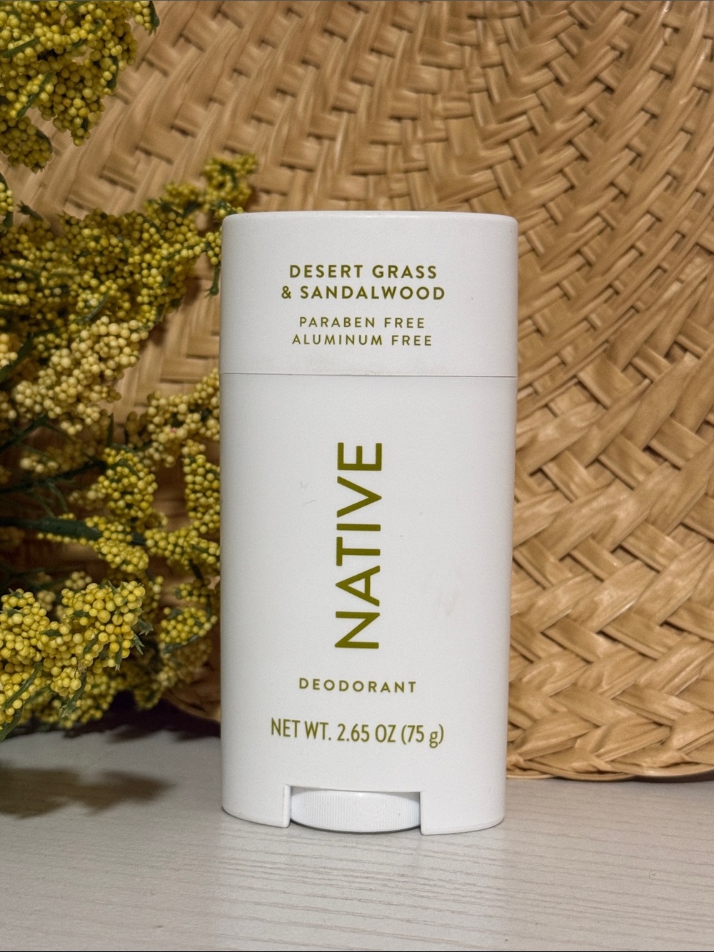 Native Desert Grass & Sandalwood Deodorant -new
